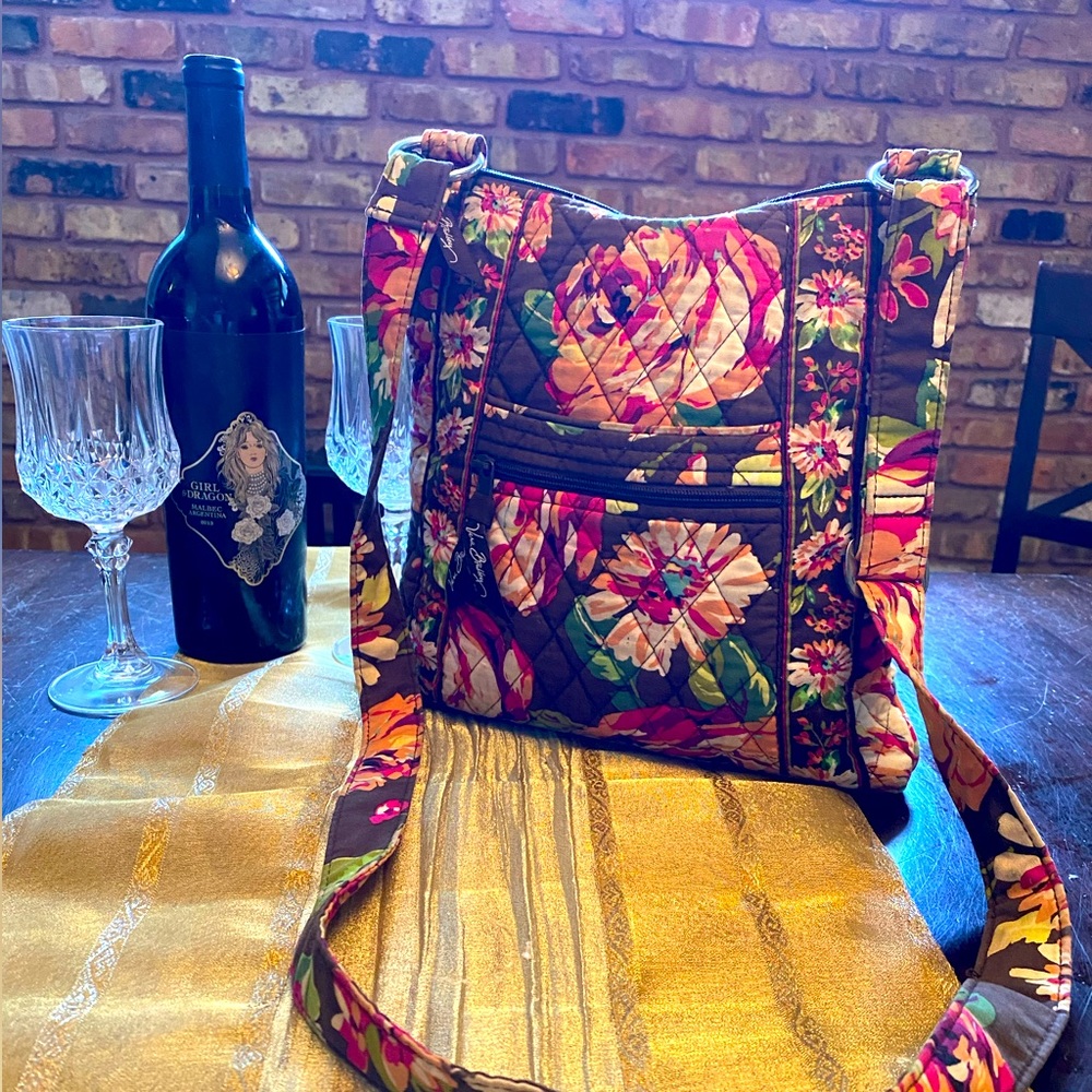 Vera Bradley Brown Crossbody Bag